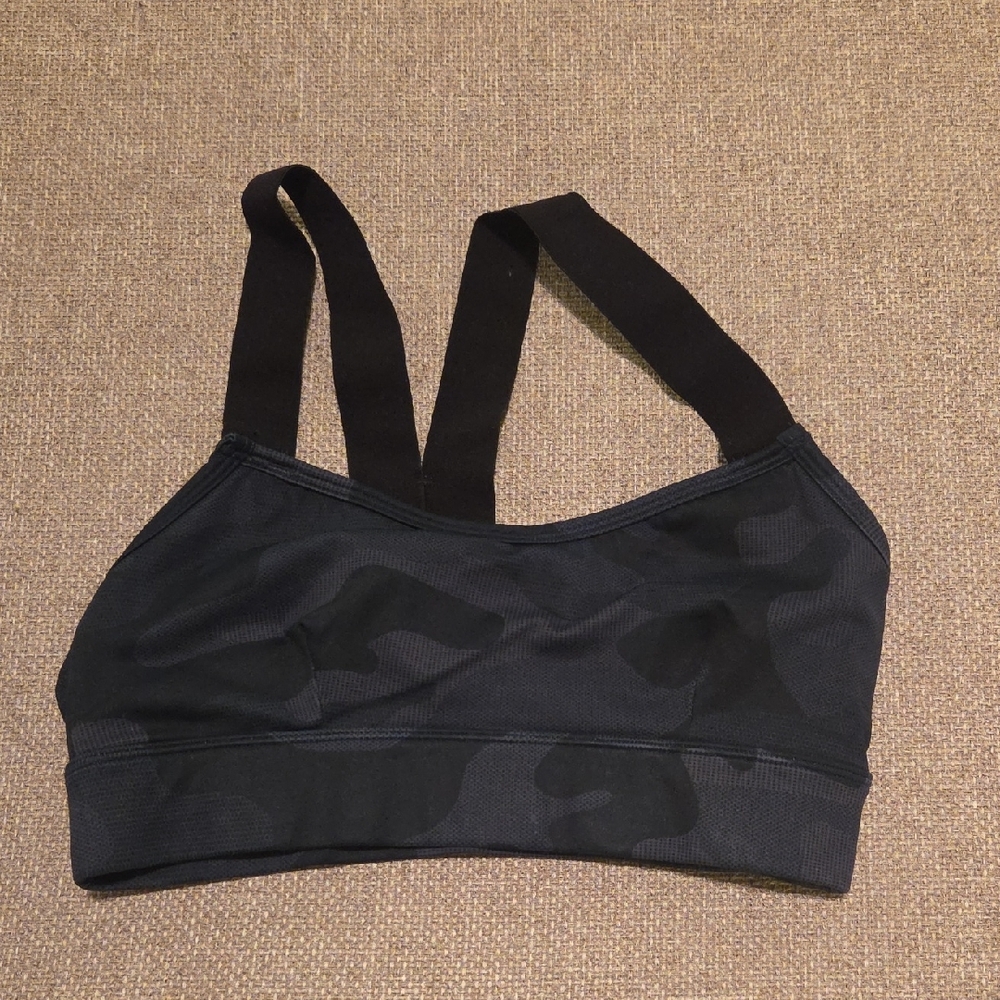 Lilybod Black Camouflage Sports Bra